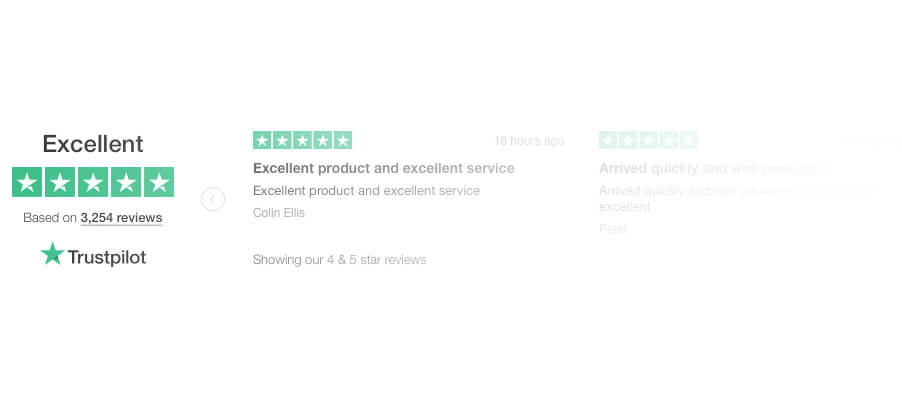 We're on Trustpilot